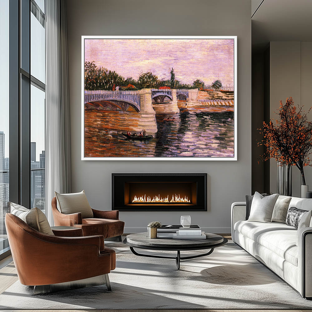 The Seine with the Pont de la Grande Jette - Image 4
