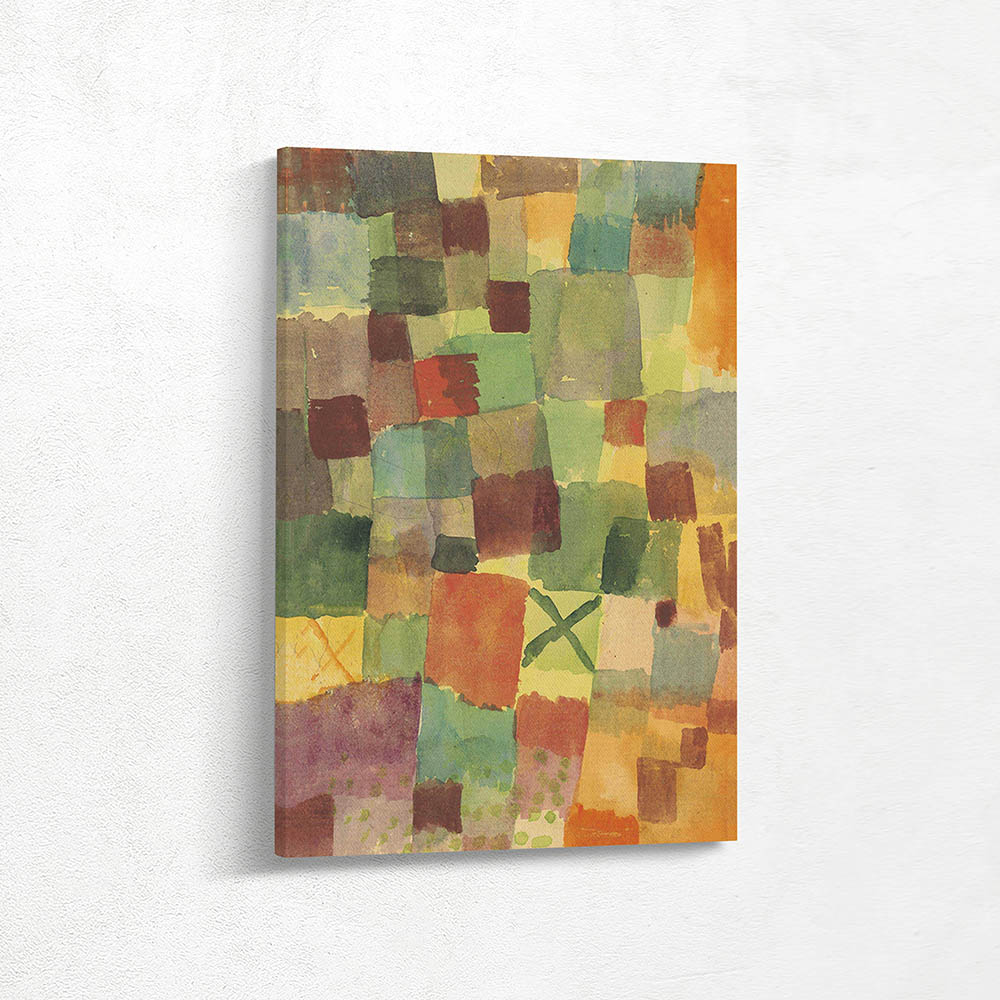 Watercolor with the green cross