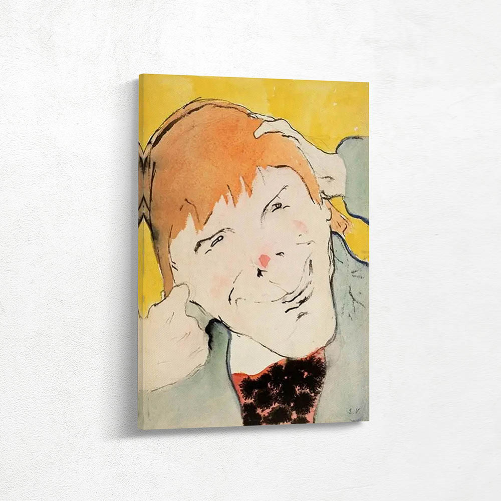 A portrait of a character plays (actor Coquelin Cadet)