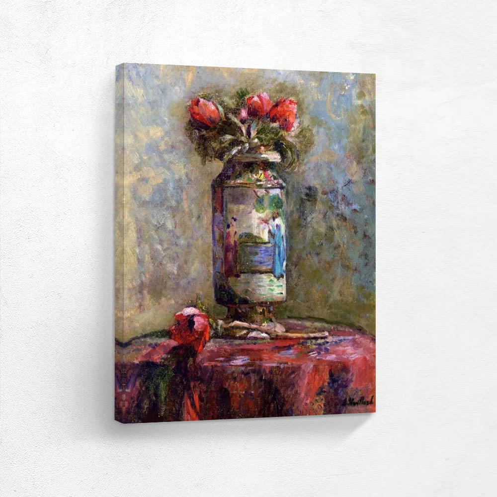 Anemones in a Chinese vase