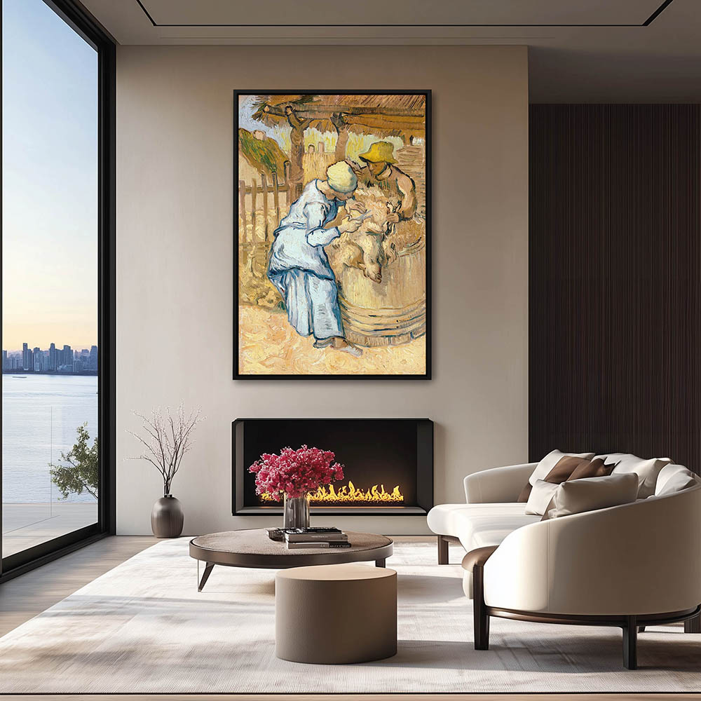 The Sheep Shearer After Millet - Image 2