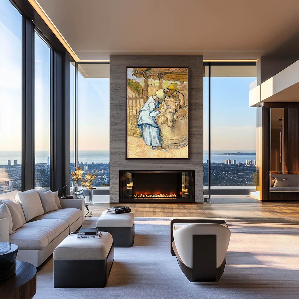 The Sheep Shearer After Millet - Image 3