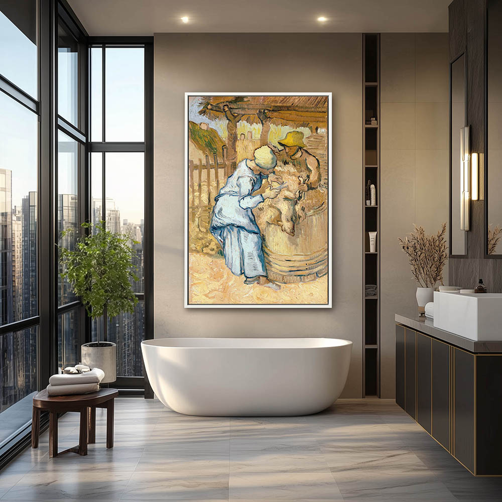 The Sheep Shearer After Millet - Image 4