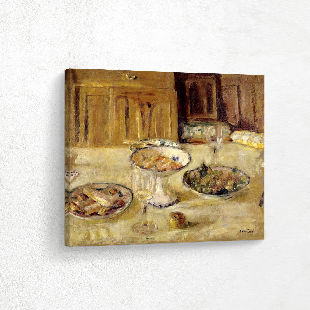 Bowl of Biscuits and Fruit on a Table