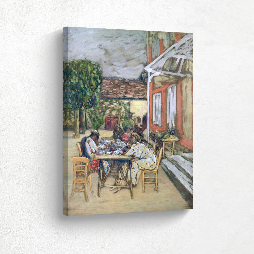 Breakfast in the garden, Amfreville