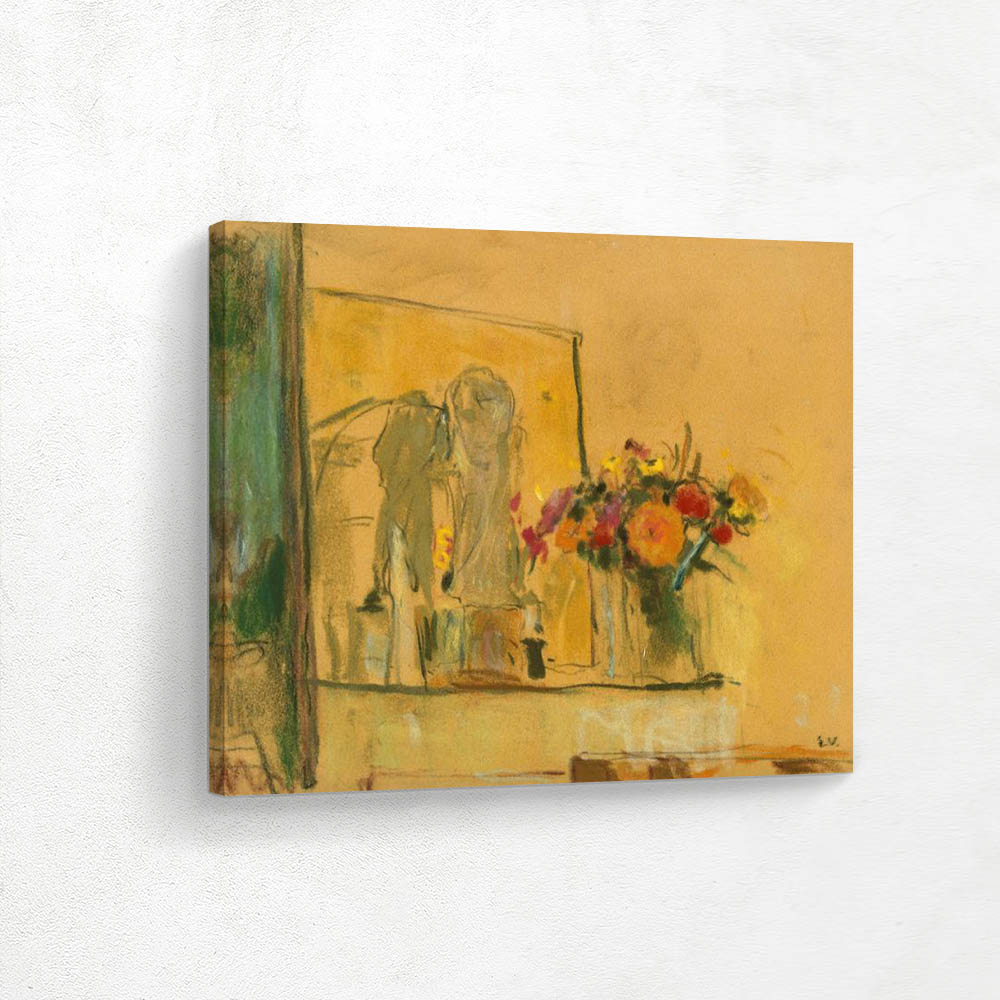 Bunch of Marigolds on a Mantelpiece Bunch of Marigolds on a Mantelpiece