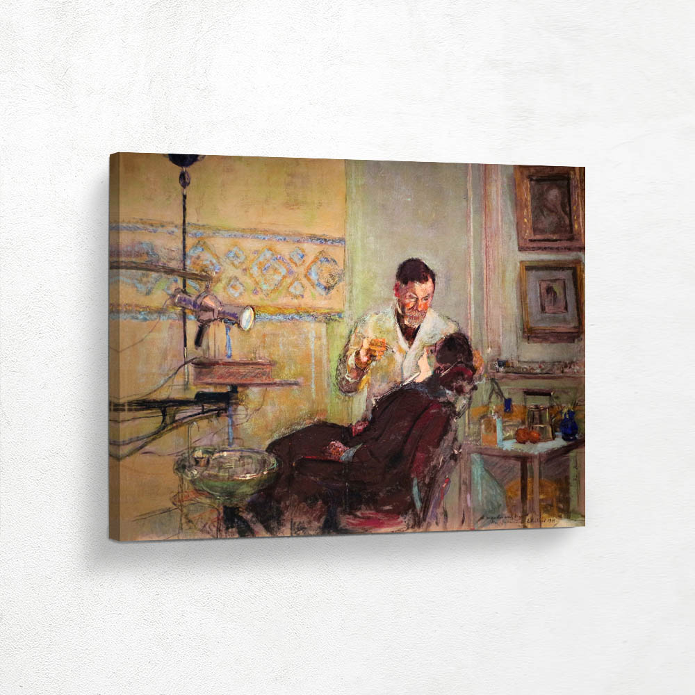 Doctor Georges Viau in His Dental Practice