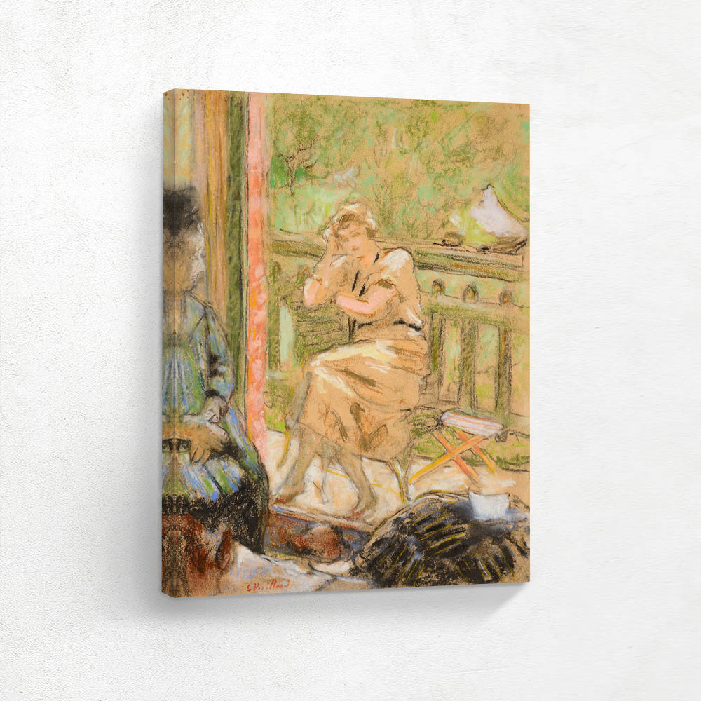 Folding Stool on the Balcony