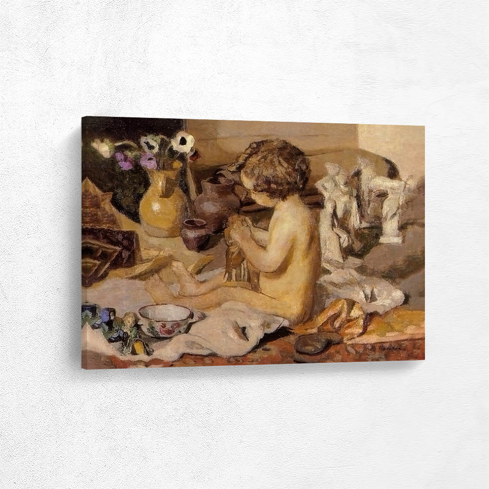 Child with Flowers