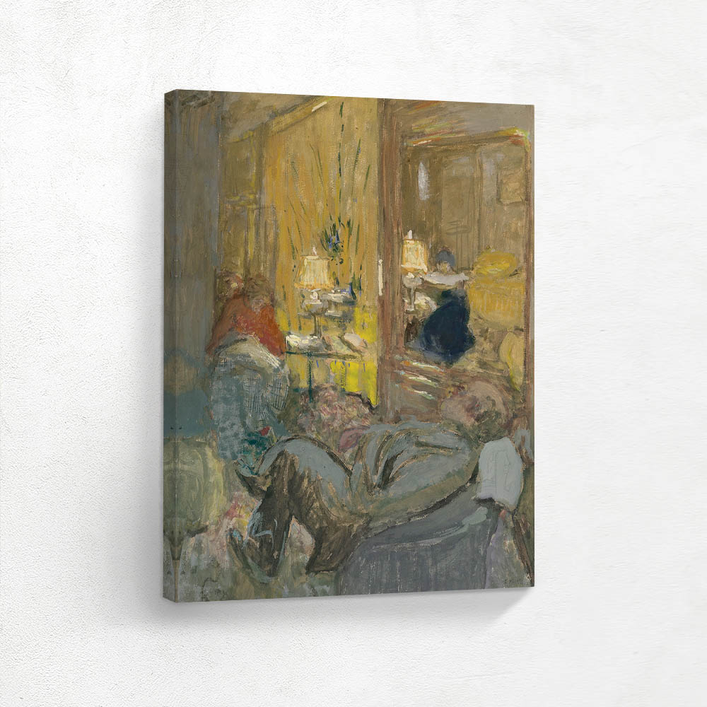 Interior to the three characters