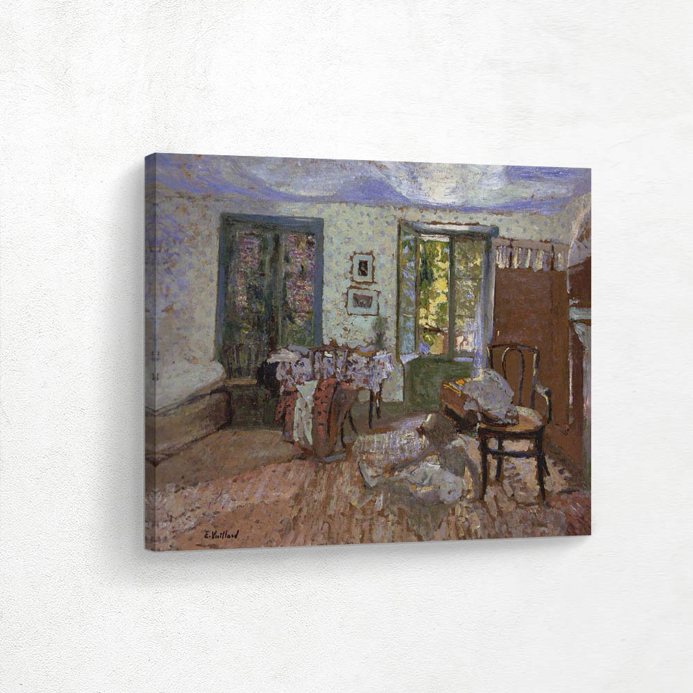 Interior. Annette Beside an Armchair