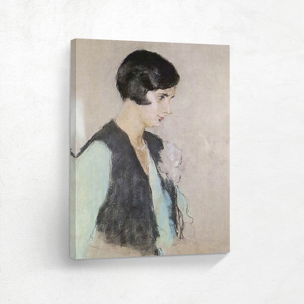 Irene Montanet Shown in Profile