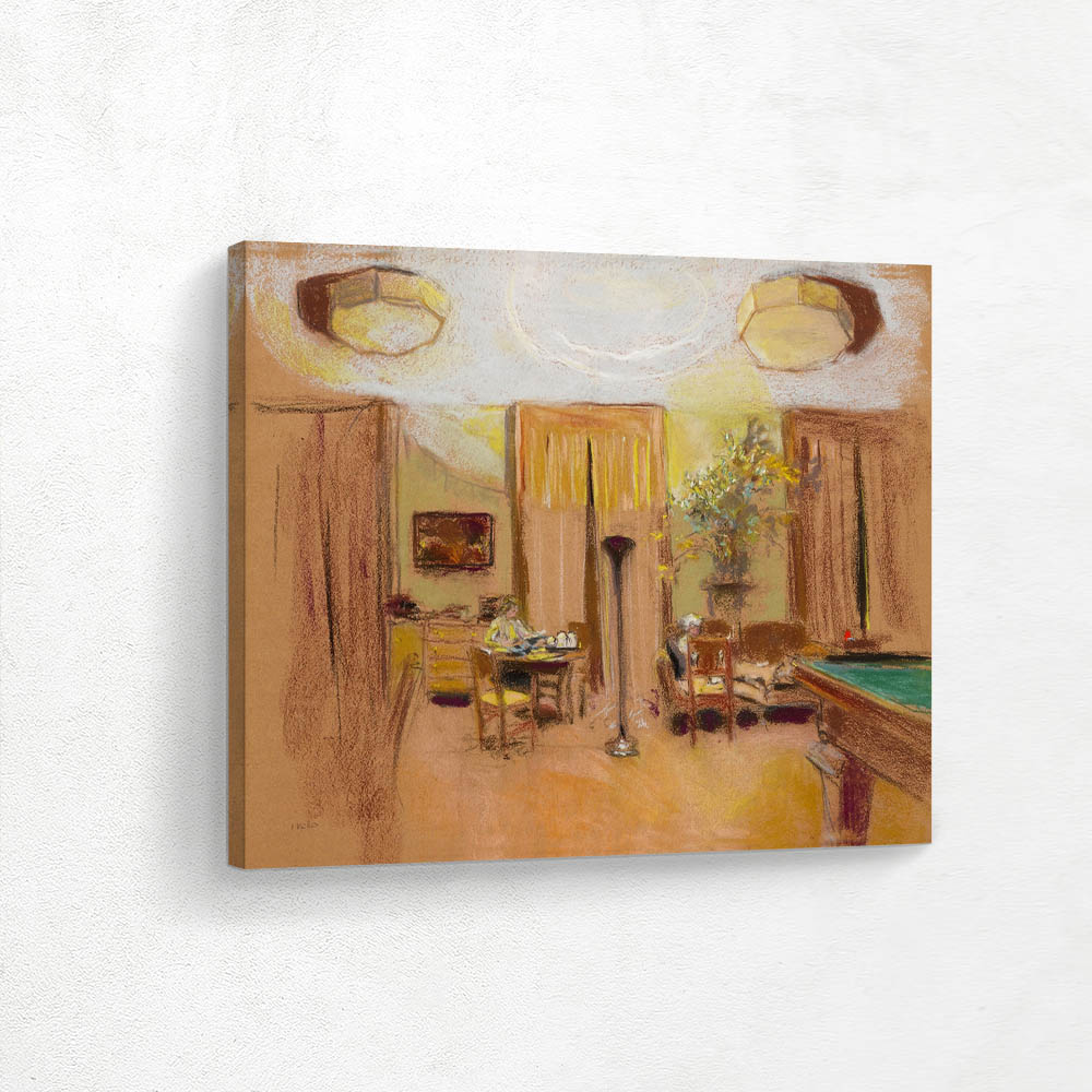 Lucy Hessel and Lulu in the Large Drawing-Room at Les Clayes