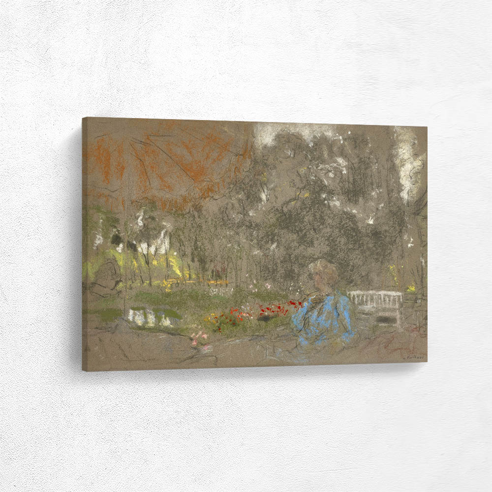 Lucy Hessel, on the terrace