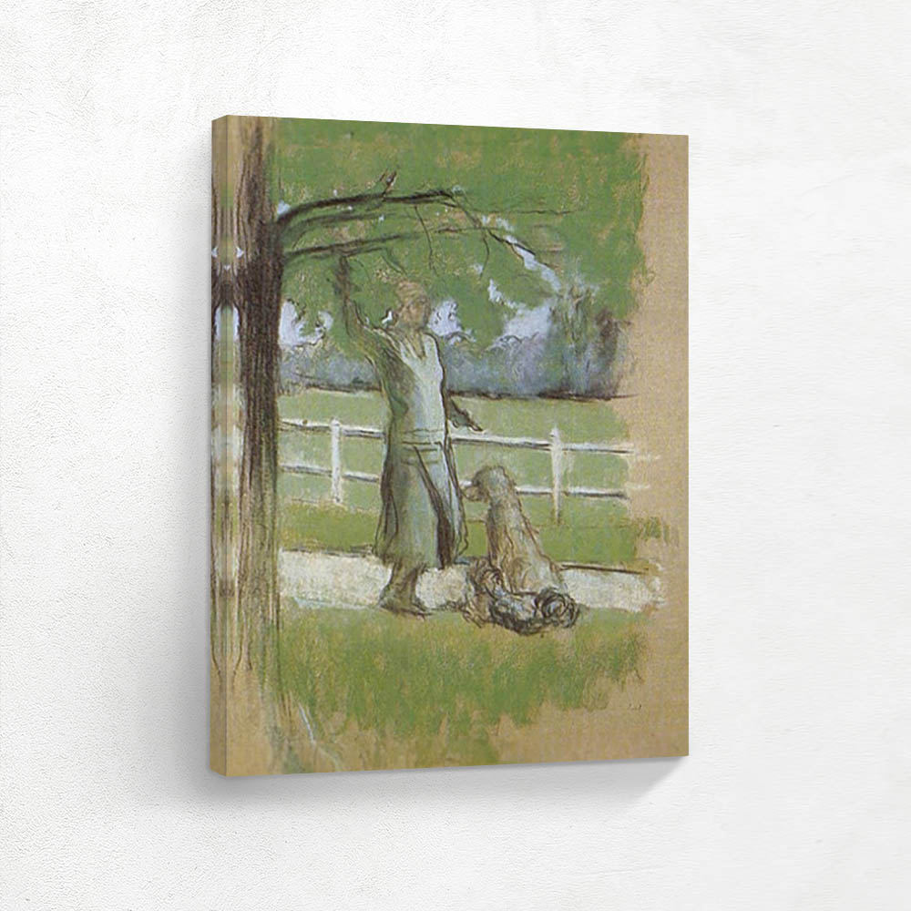 Madame Hessel and Her Dogs