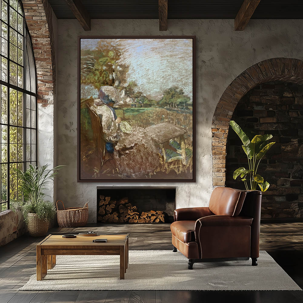 Madame Hessel in the Countryside at Amfréville - Image 3