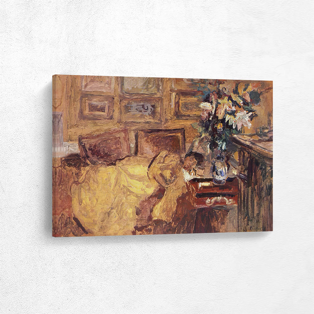 Madame Hessel Reclining by a Bouquet