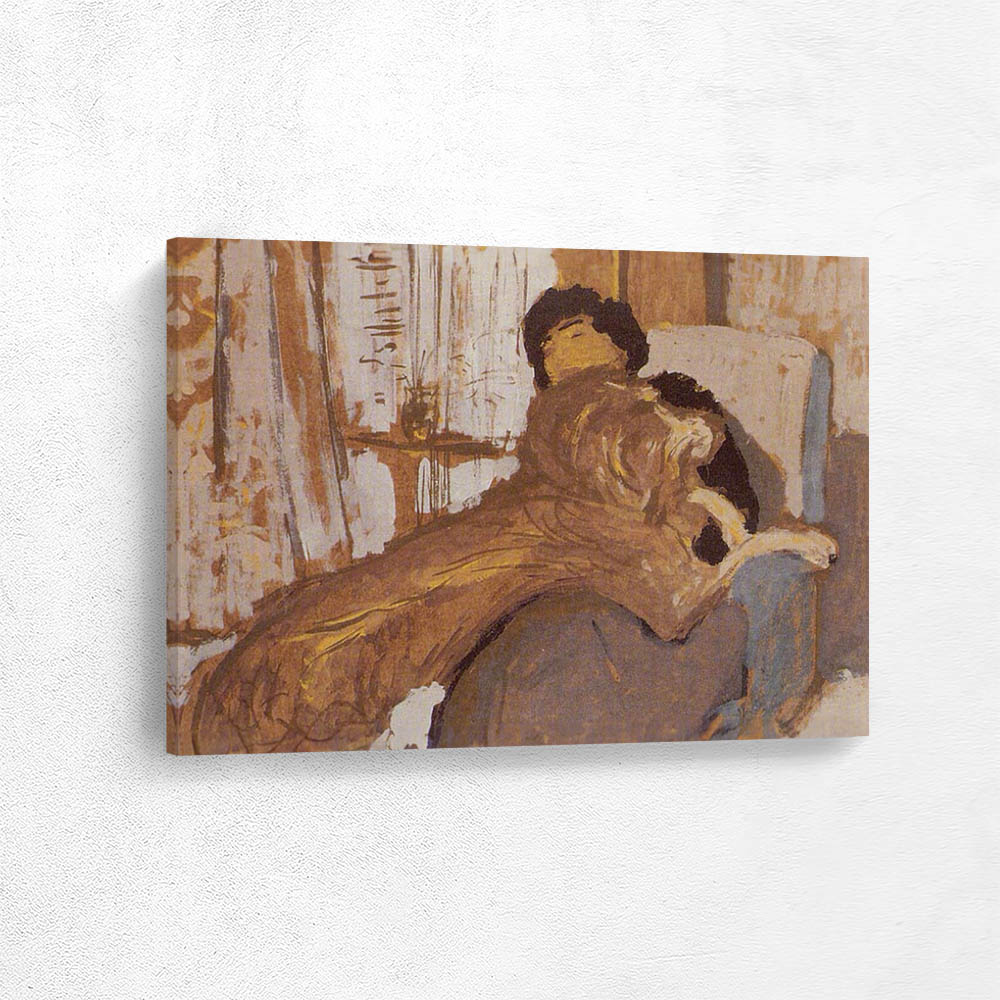 Madame Hessel with Her Dog