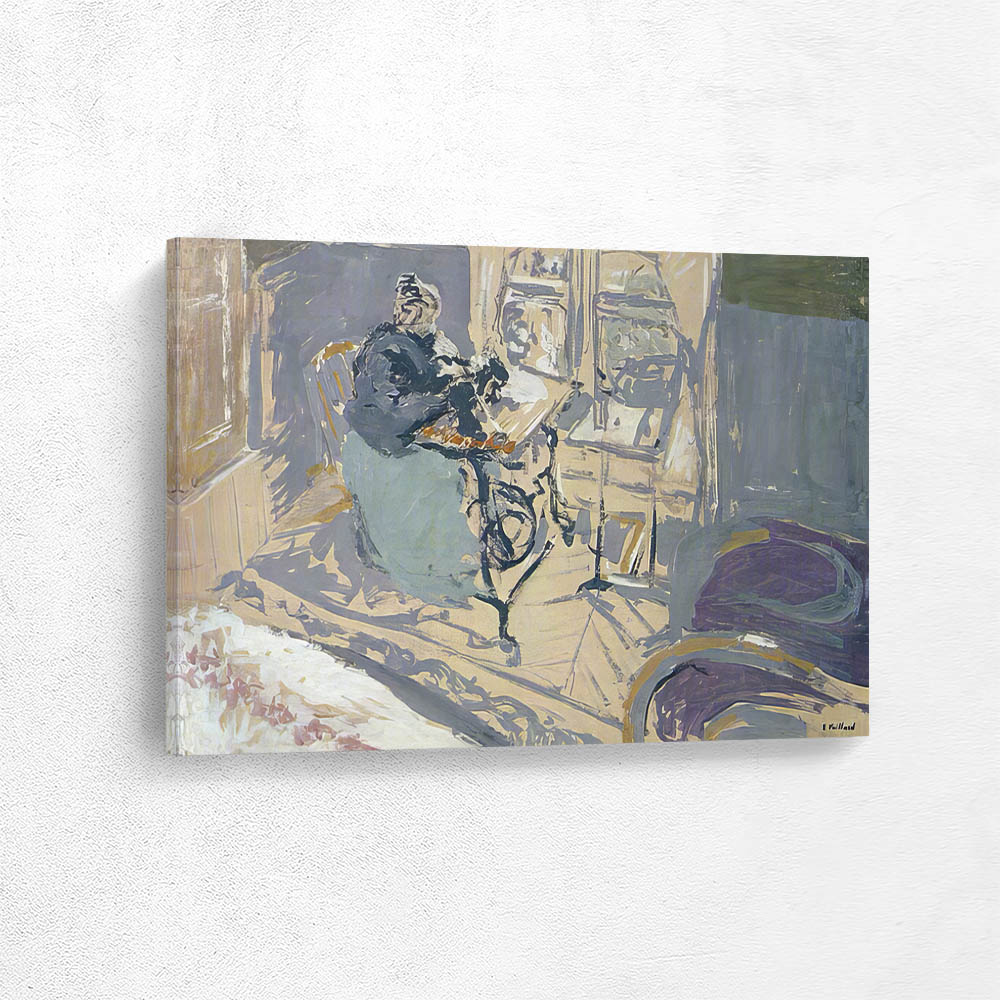 Madame Vuillard at Her Sewing Machine