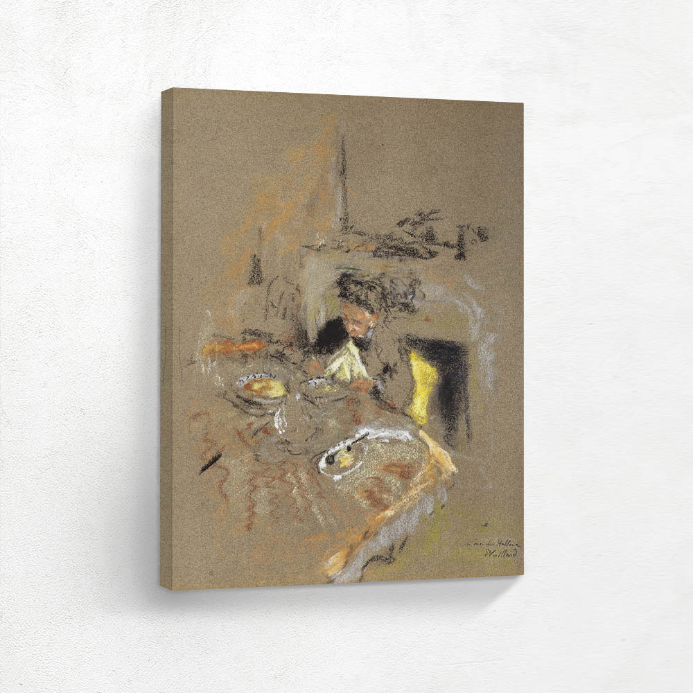 Madame Vuillard at the table,