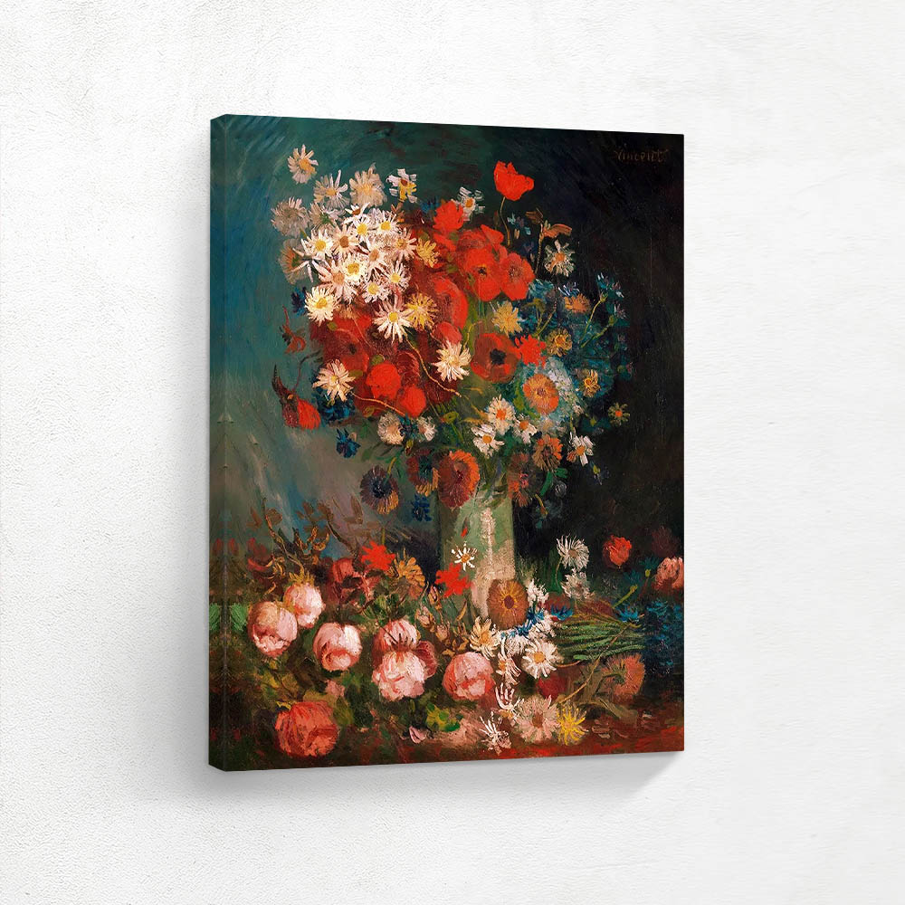 Still Life with Meadow Flowers and Roses Still Life with Meadow Flowers and Roses