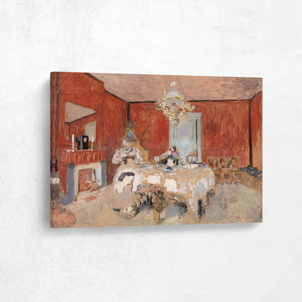 Madame Vuillard in the Dining-Room at Villerville Madame Vuillard in the Dining-Room at Villerville