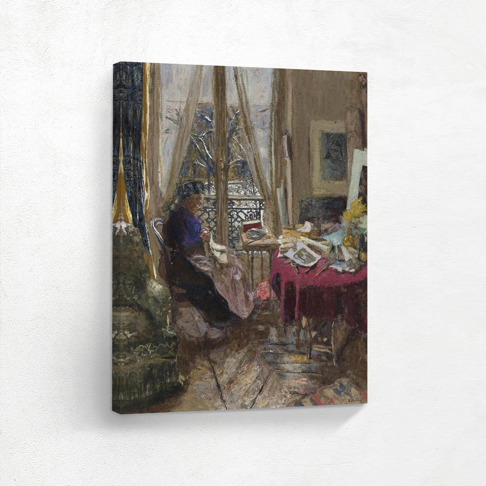 MADAME VUILLARD on a snowy day