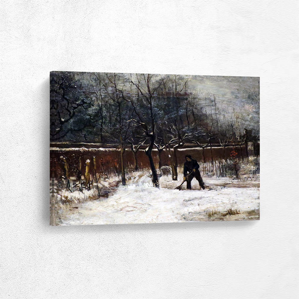 The Rectory Garden in Nuenen in the Snow