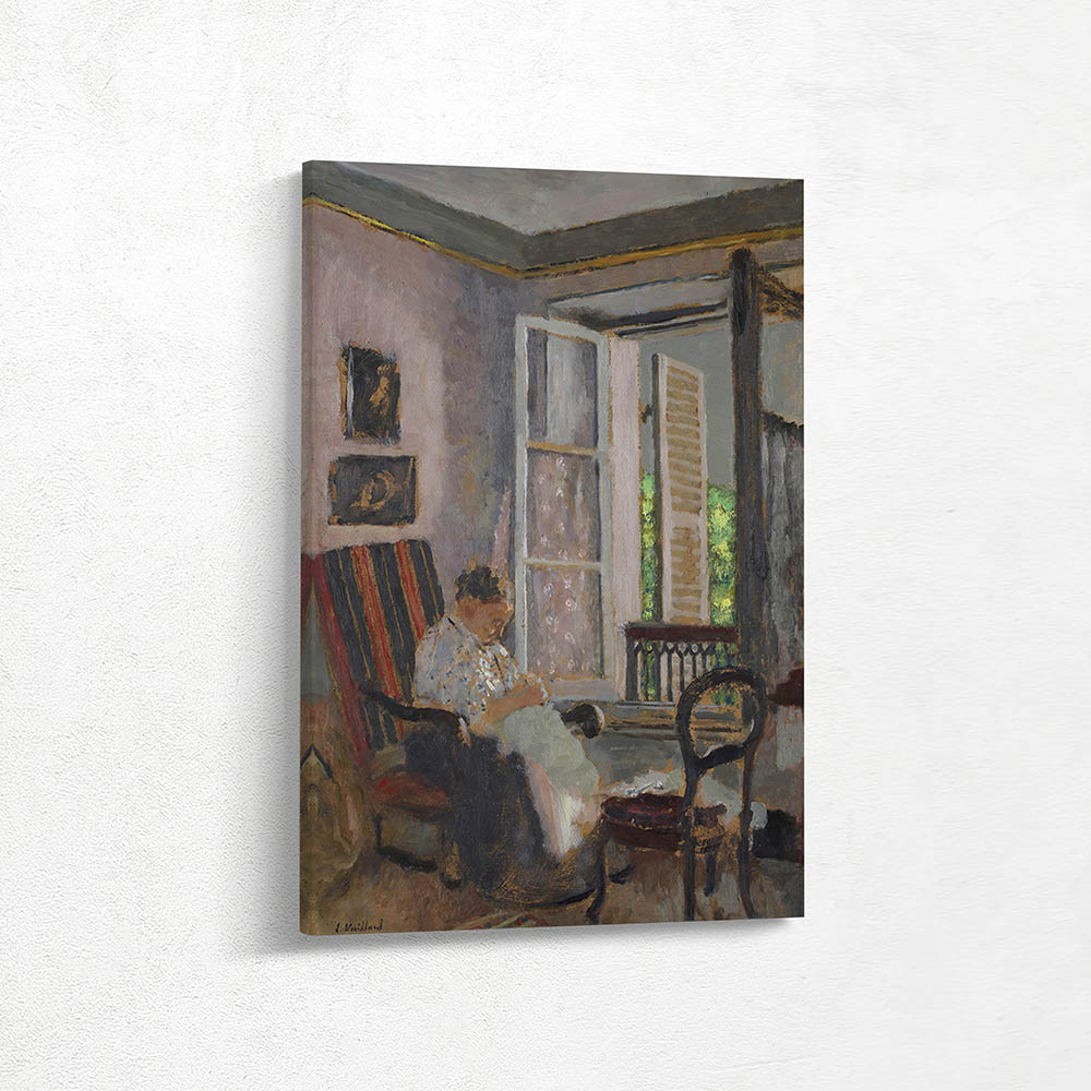 Madame Vuillard sewing