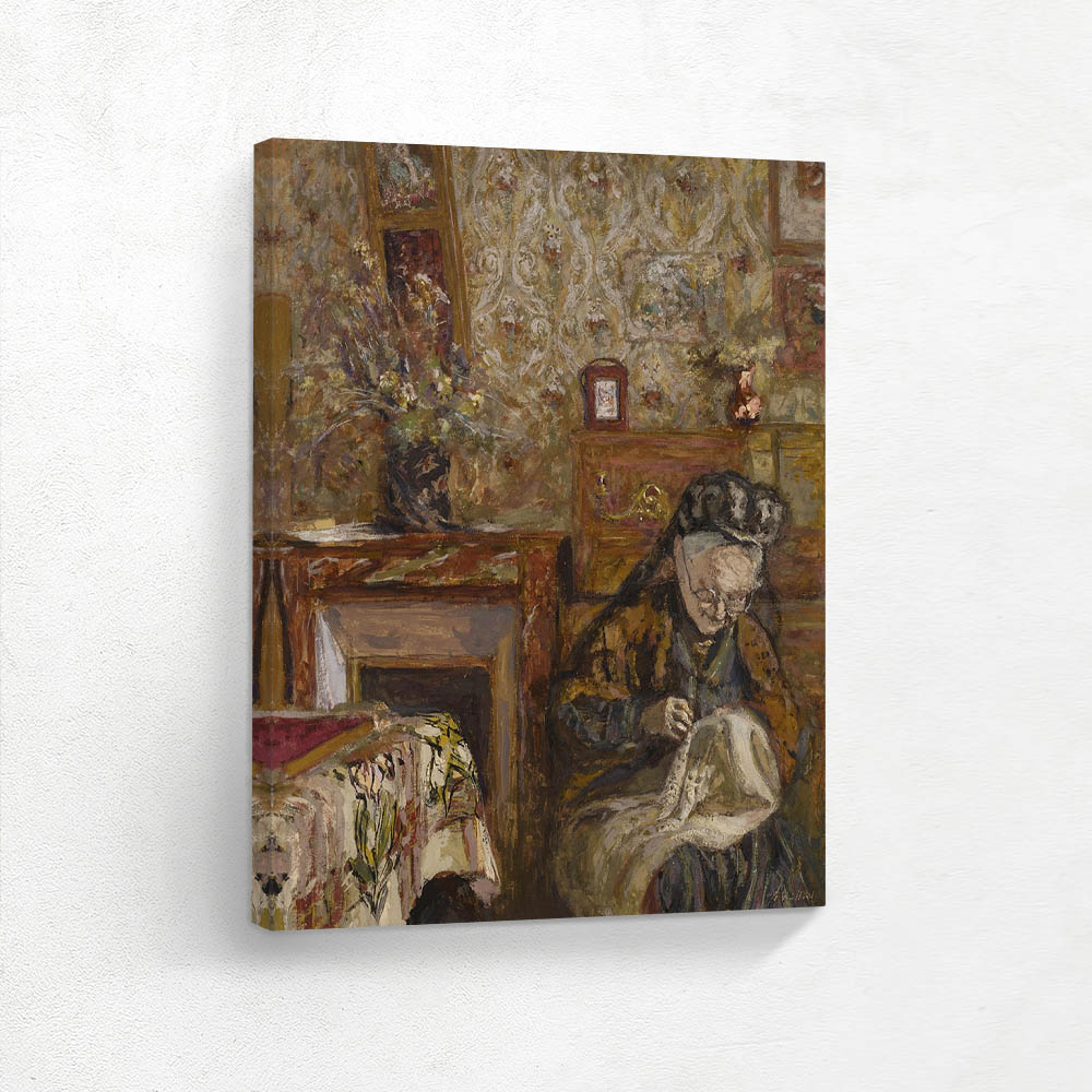 Madame Vuillard sewing at the Closerie des Genêts