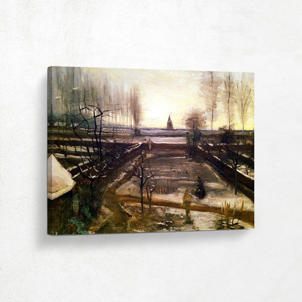 The Rectory Garden in Nuenen in the Snow
