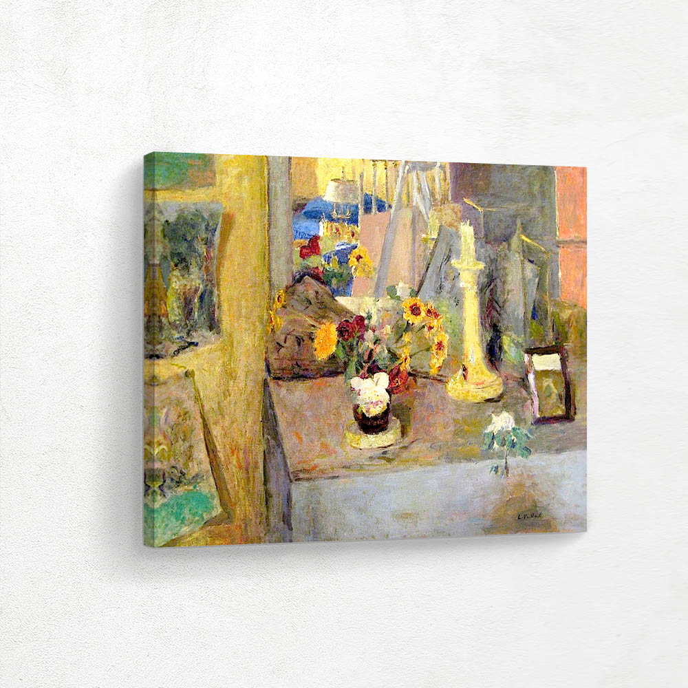 Mantelpiece with a Candlestick