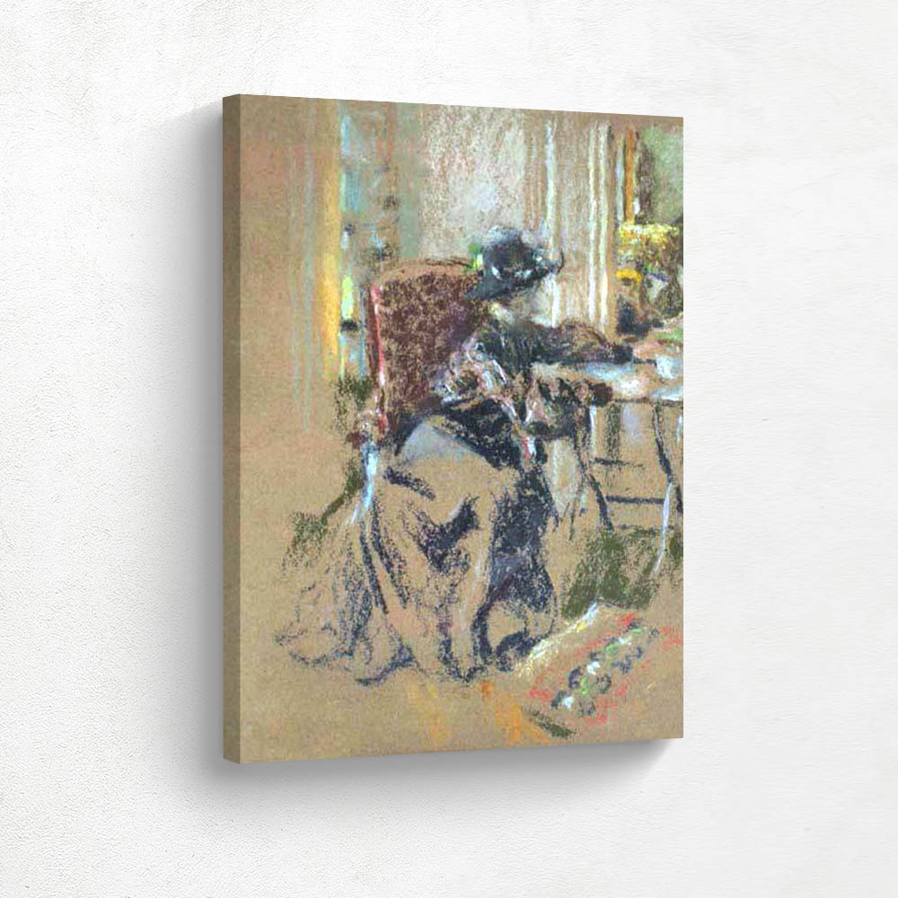 Marthe Bonnard with a Dog