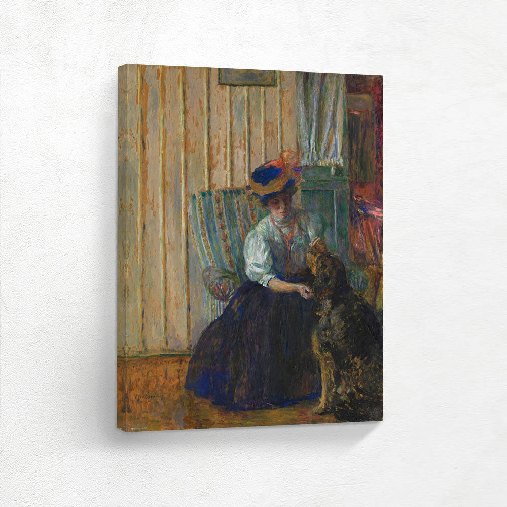 Marthe Bonnard with a Dog