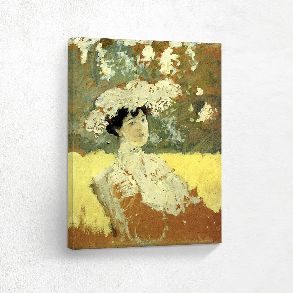 Mrs. Hessel in a hat