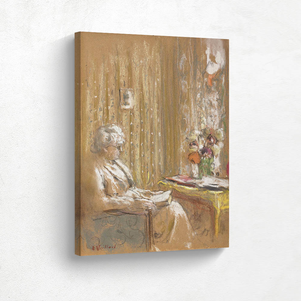 Mrs. Hessel reading in La Baule