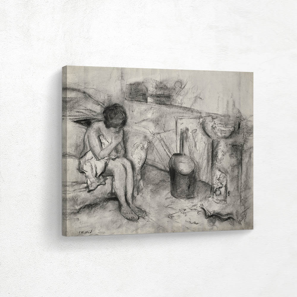 Nude Seated in the Studio