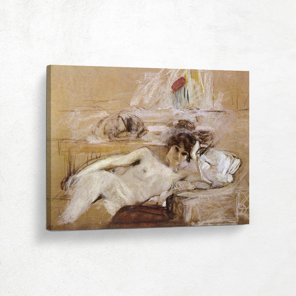 Nude with a White Cushion