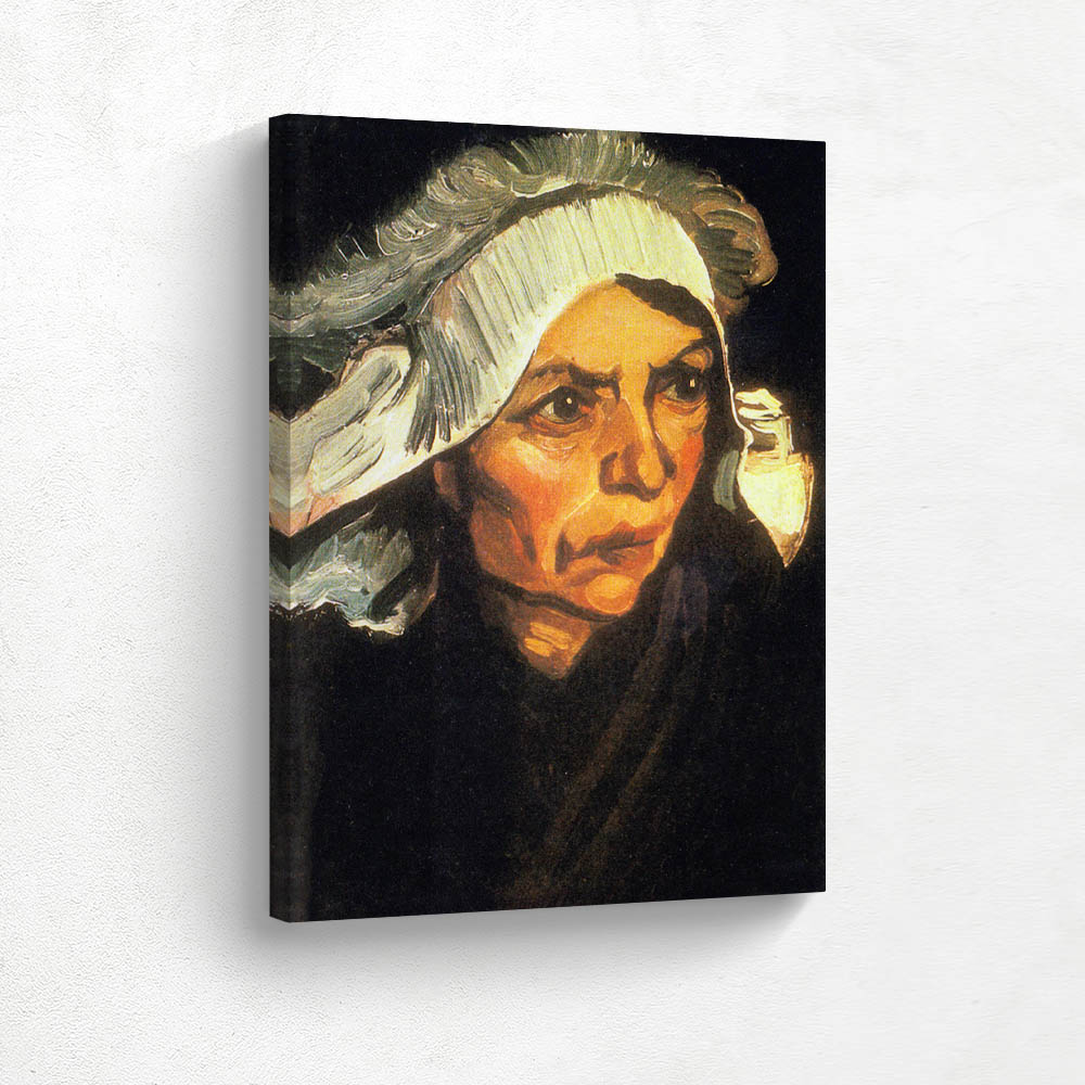 Head of a Peasant Woman with White Hood