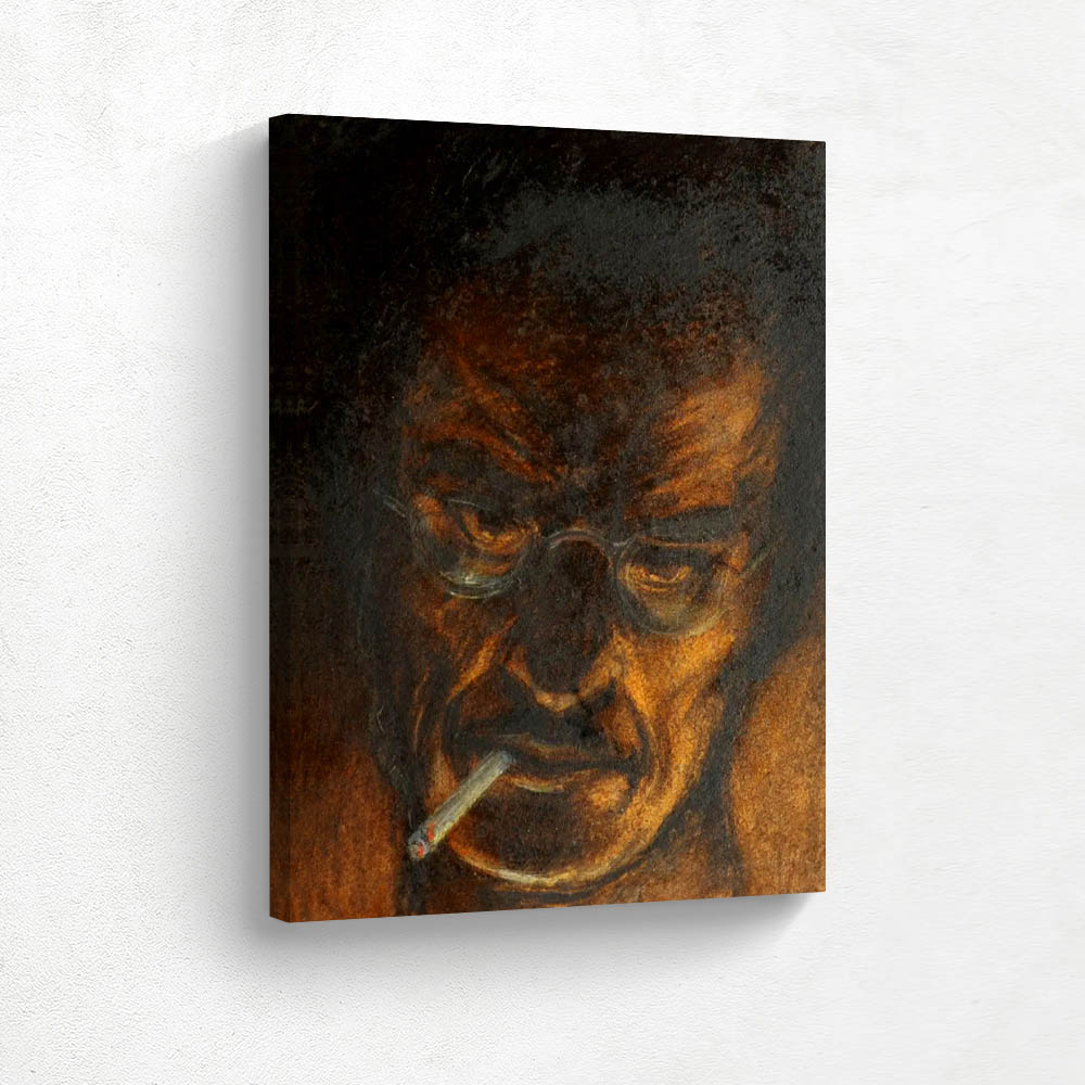 Portrait with a cigarette