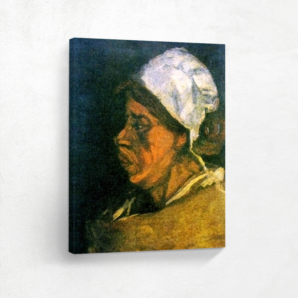 Head of a Peasant Woman with White Hood