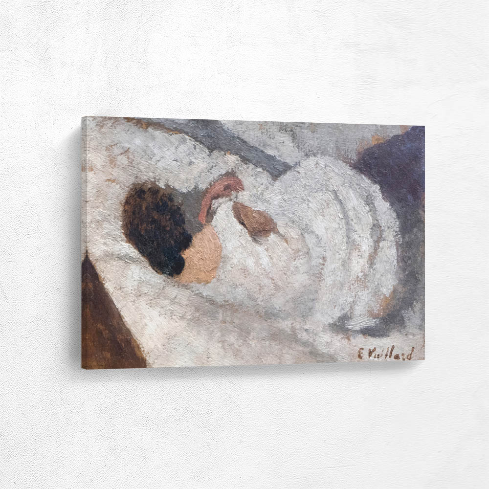 Womam in bed from the Back