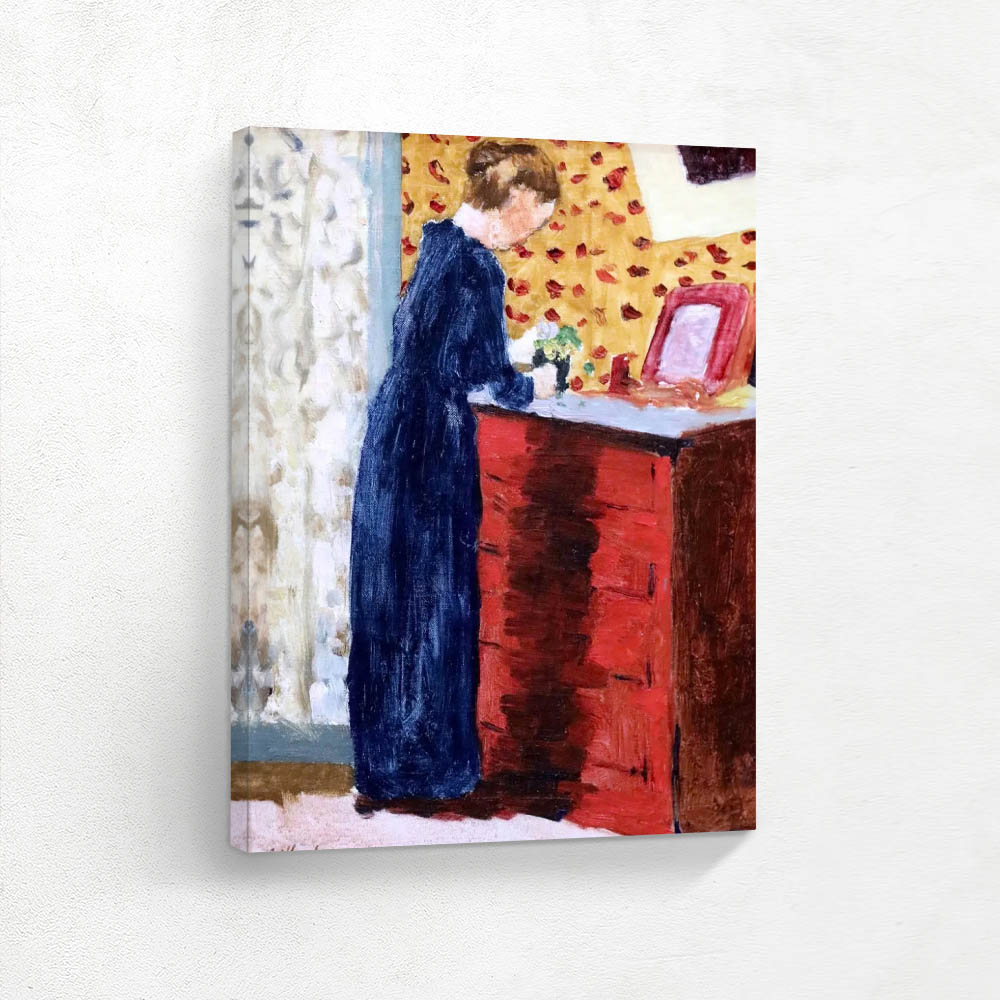 Red chest of drawers