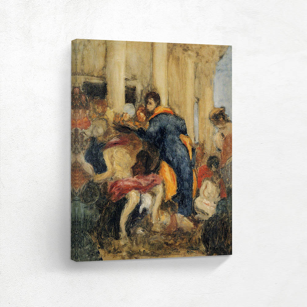 Saint Barnabas Healing the Sick (Study after Veronese)