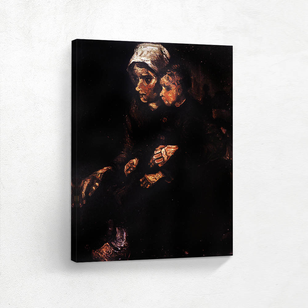 Peasant Woman with Child on her Skirt