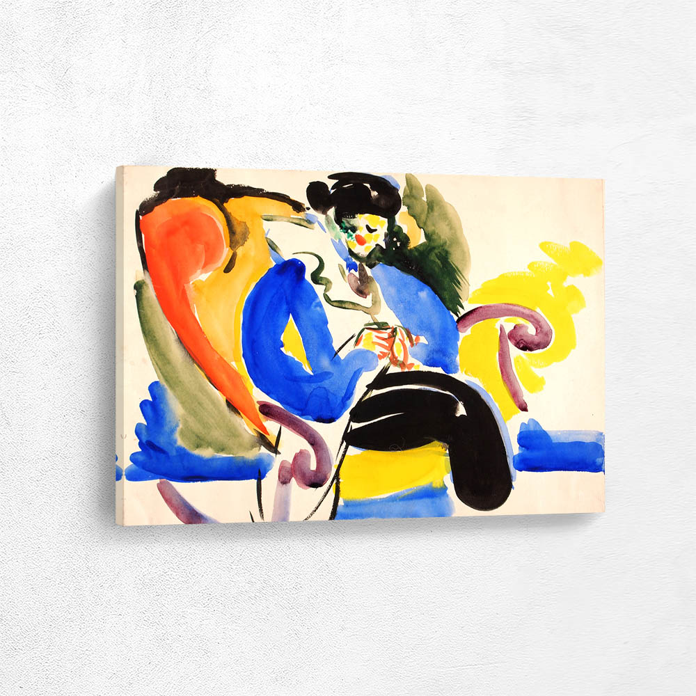 Calligraphic #2 Woman on Chair