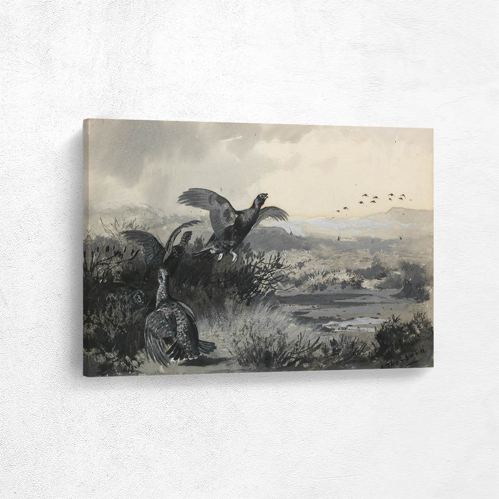 Game Birds Taking Flight