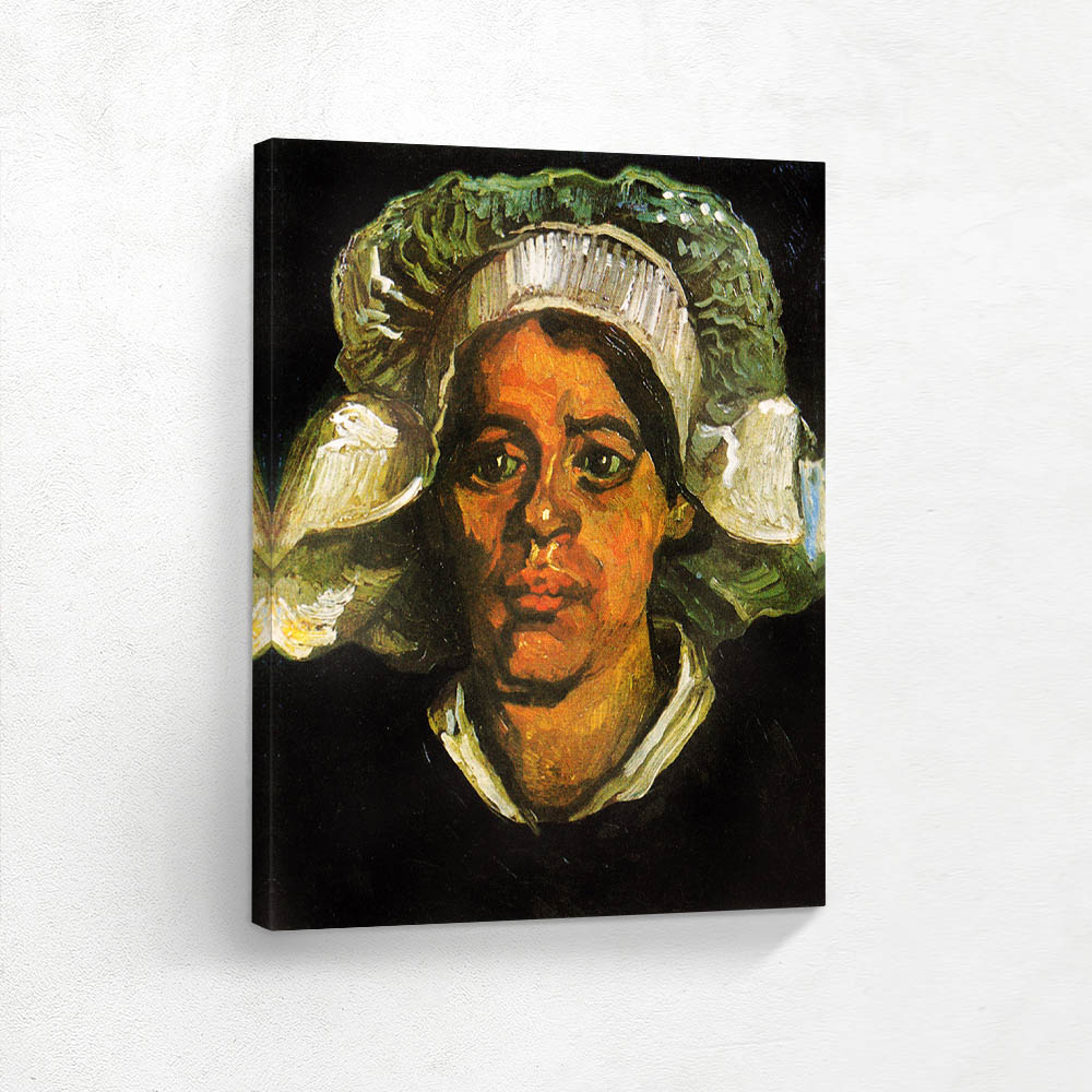 Head of a Peasant Woman with White Hood