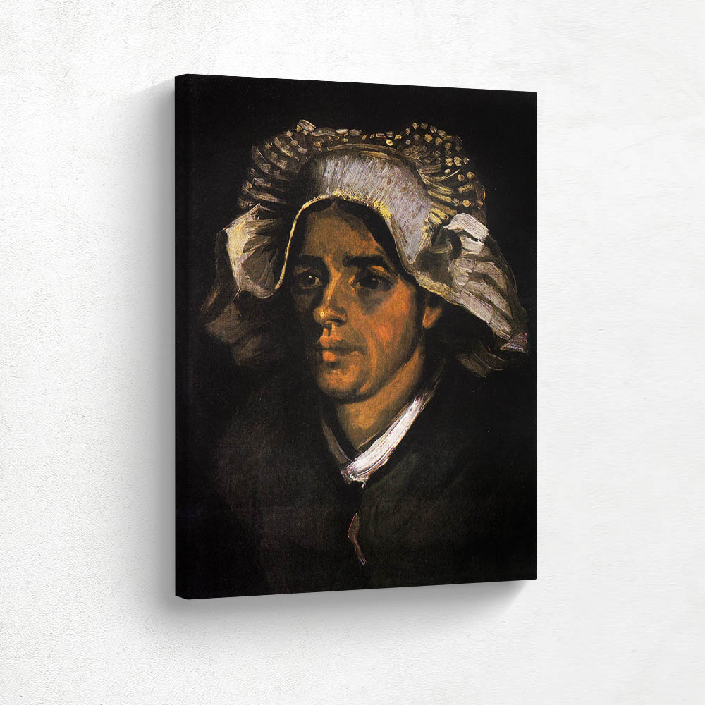 Head of a Peasant Woman with White Hood