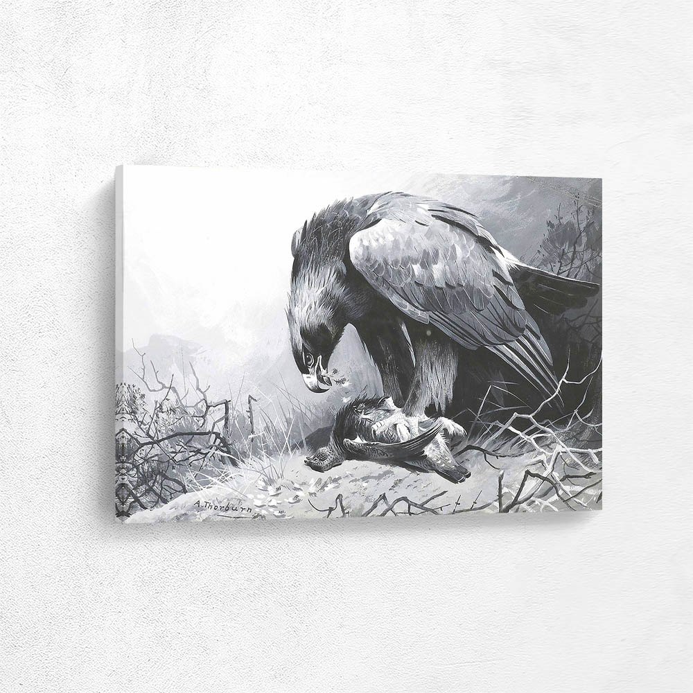 Golden Eagle and Grouse